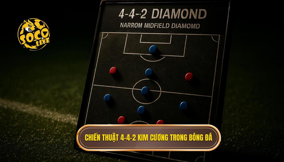 Định nghĩa và Vị trí Cốt lõi của Chiến thuật 4-4-2 kim cương