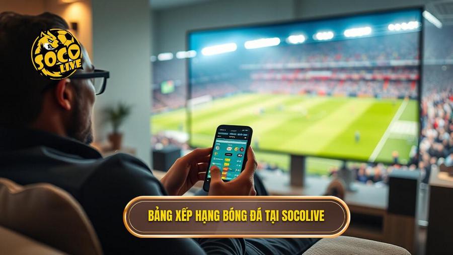 Bảng xếp hạng bóng đá tại Socolive