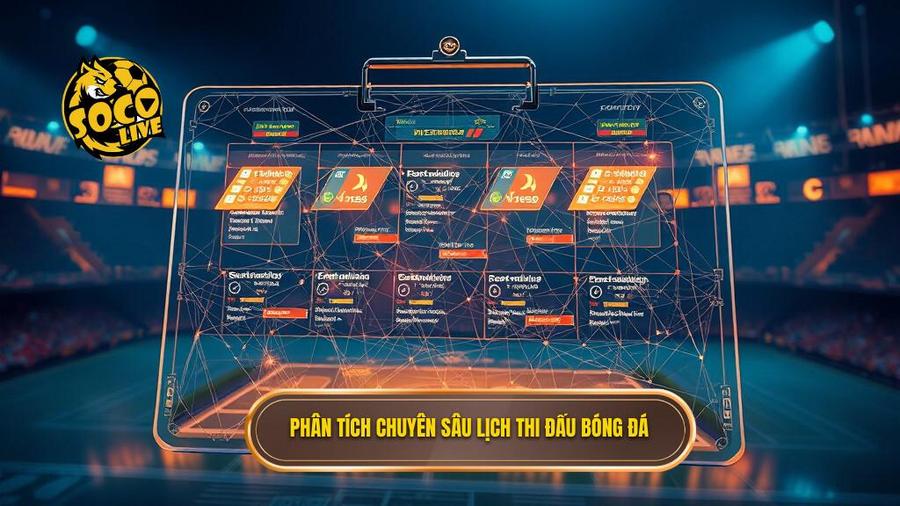 Socolive xem lịch thi đấu bóng đá trực tuyến: Nhanh chóng, chính xác và chuyên nghiệp 3 Phân tích chuyên sâu lịch thi đấu bóng đá