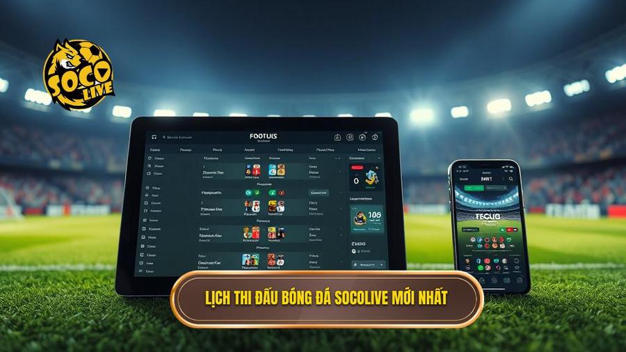 Socolive xem lịch thi đấu bóng đá trực tuyến: Cập nhật nhanh, chính xác và chuyên sâu 1 Lịch thi đấu bóng đá Socolive mới nhất