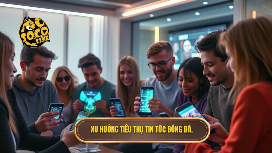 Xu hướng tiêu thụ tin tức bóng đá.